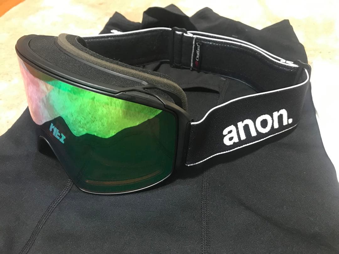 anon M4 MFI フラットレンズ　スペアレンズ付き　美品　送料込み