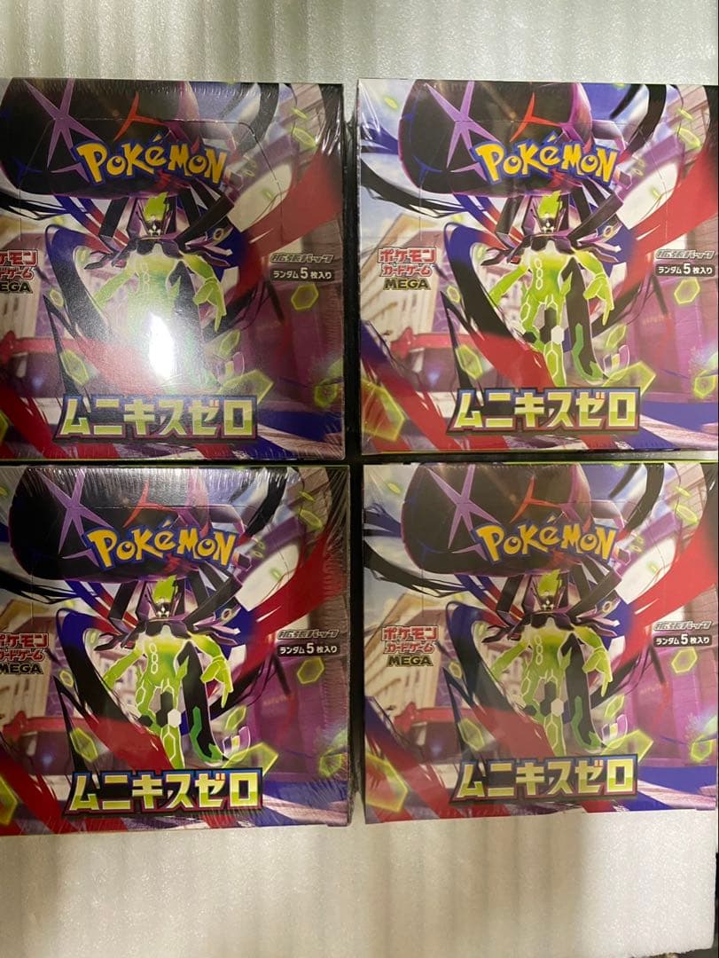 ポケモンカード ムニキスゼロ 4BOX シュリンク付き新品未開封