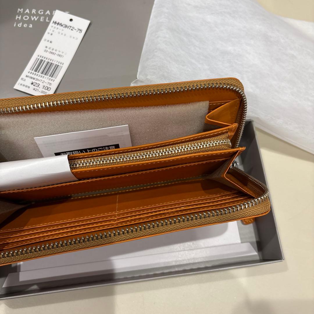 【新品】箱タグ付 MARGARET HOWELL idea 長財布 マスタード