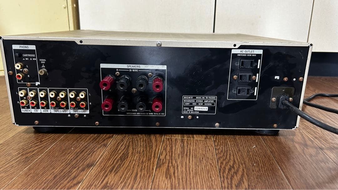 SONY プリメインアンプ TA-FA33ES