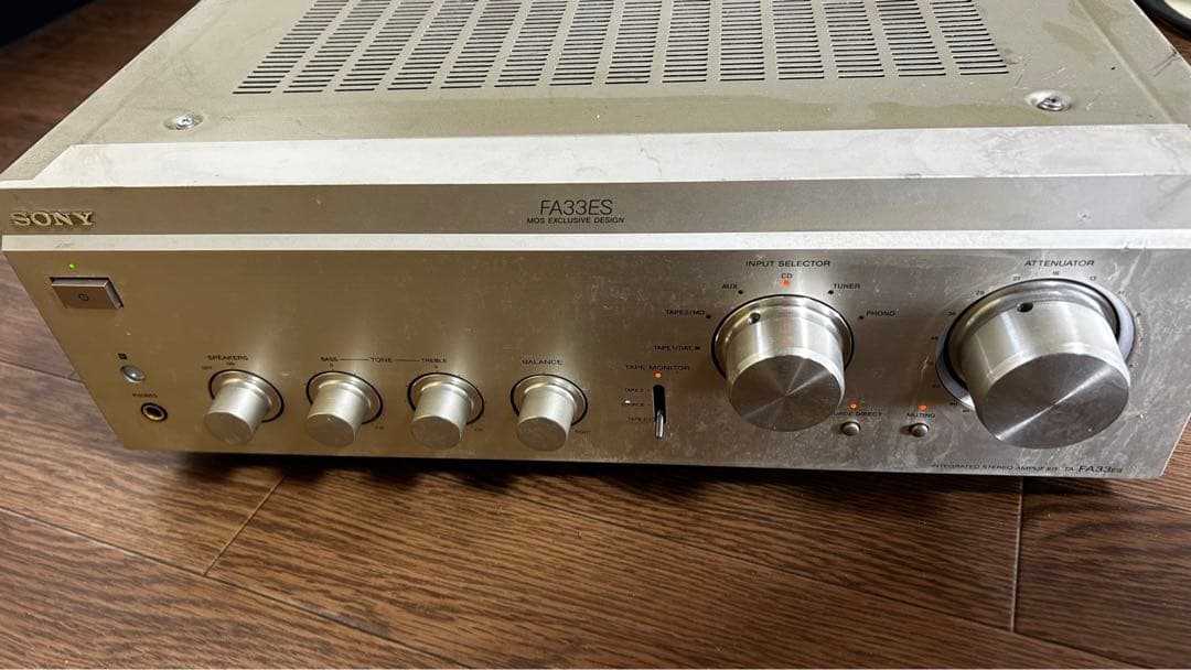 SONY プリメインアンプ TA-FA33ES