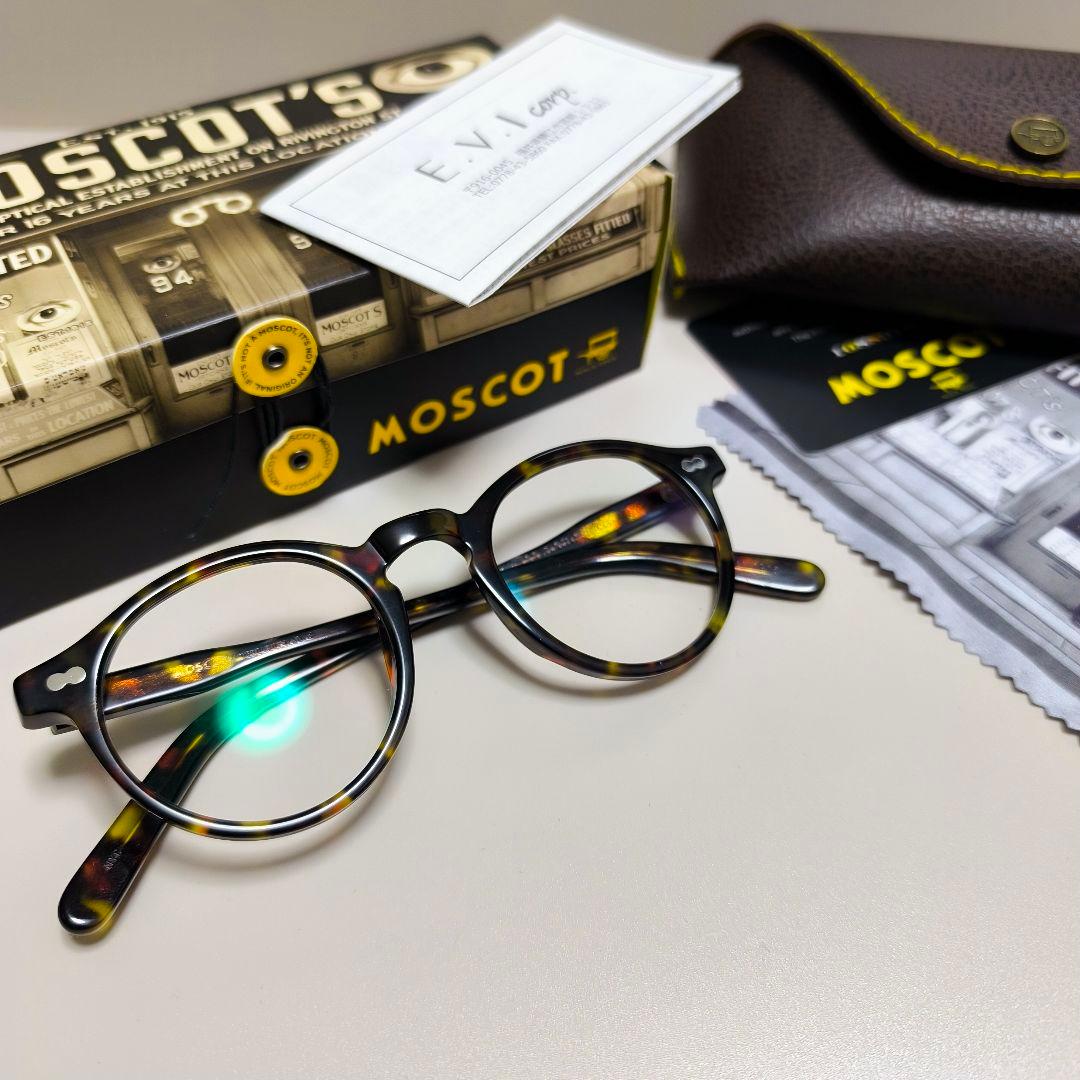 モスコット MILTZEN 46 調光レンズ ブラウン サングラス メガネ