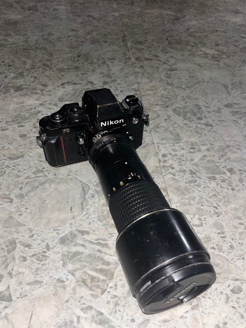 Nikon F3 一眼レフカメラ 望遠レンズ付き