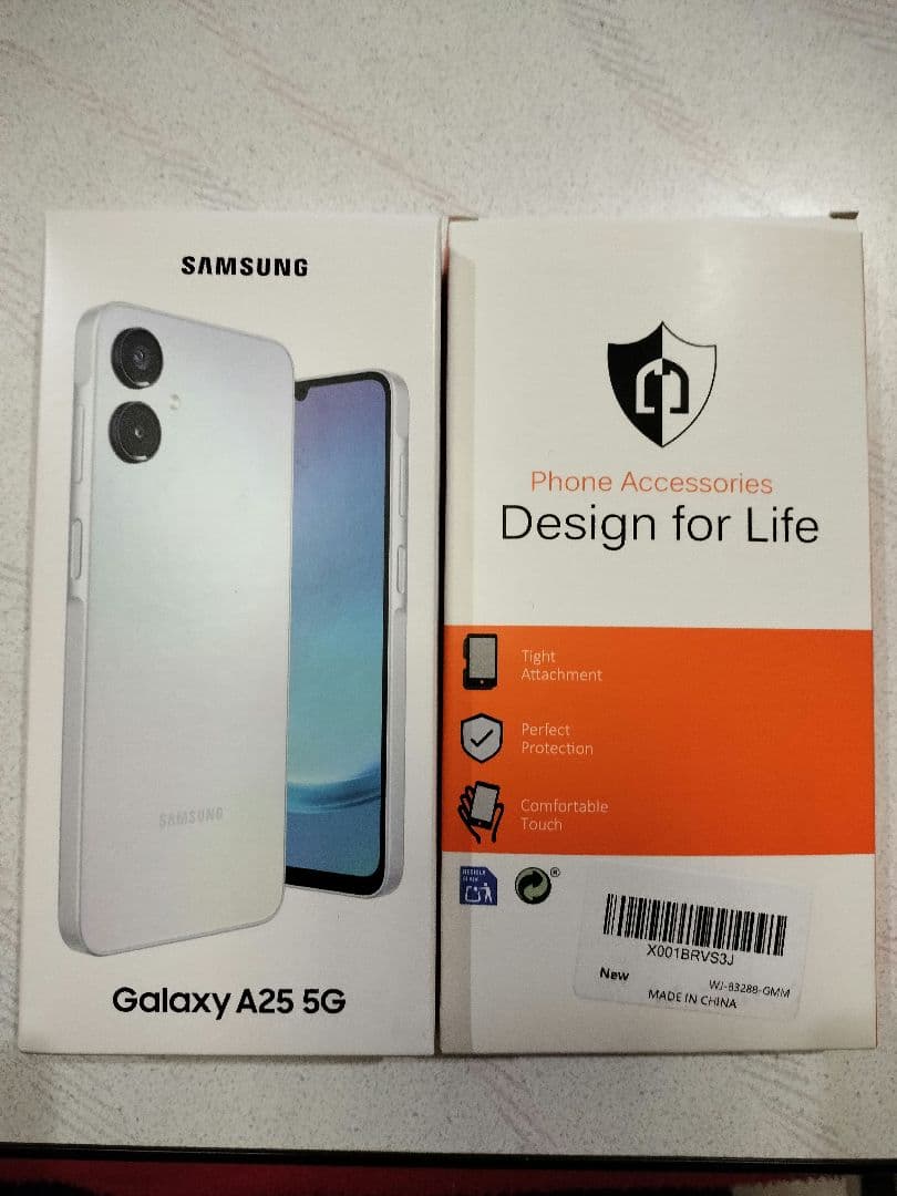 Samsung Galaxy A25 5G ケース、画面フイルム付き