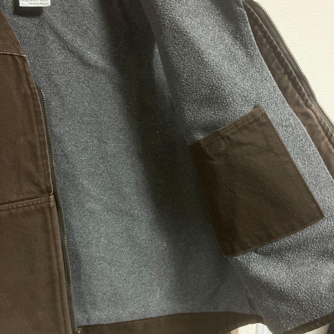 カーハート　ダックベスト　ダークブラウン　L メキシコ製