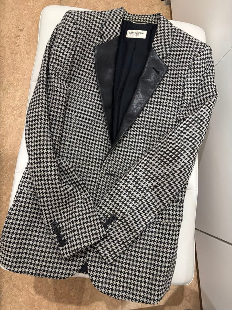 Shozo4 　サンローランパリ 2014SS 千鳥 ハウンド ジャケット