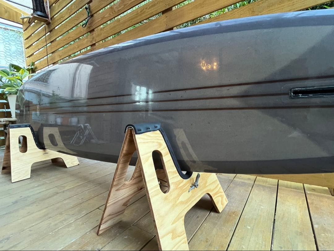 【Amayokオリジナル】サーフボードスタンド　木製　ロングボード