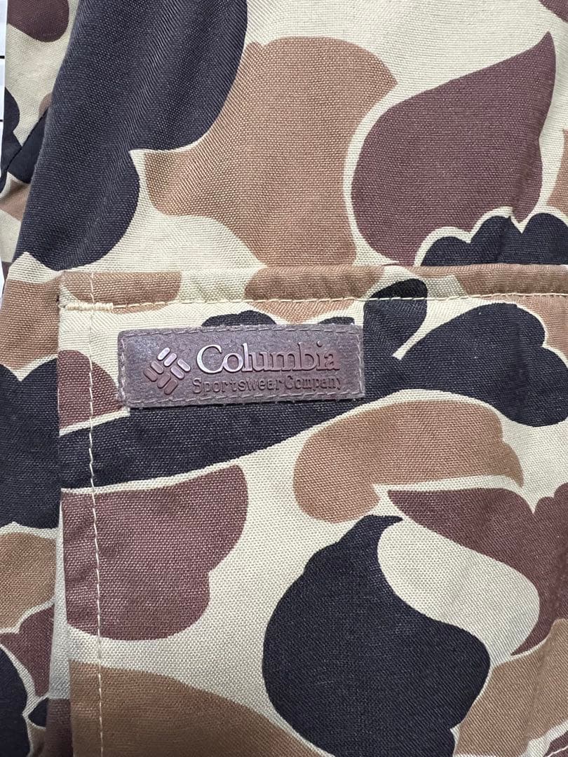 90s Columbia ナイロンジャケット ダックハンターカモ