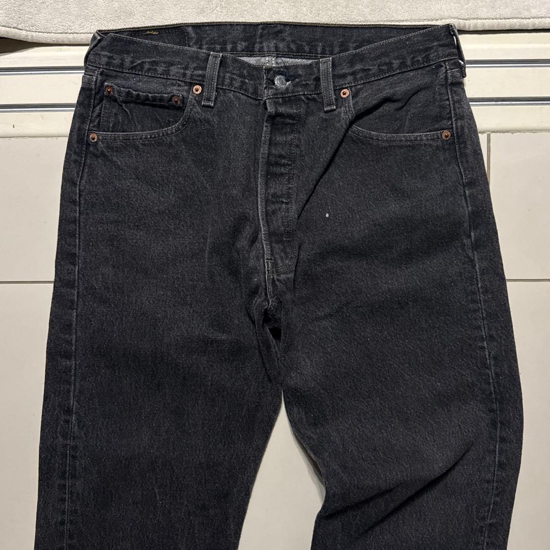 Levi's 501-0658 先染めブラック W34L30 USA製