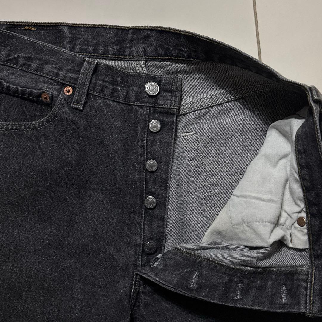 Levi's 501-0658 先染めブラック W34L30 USA製
