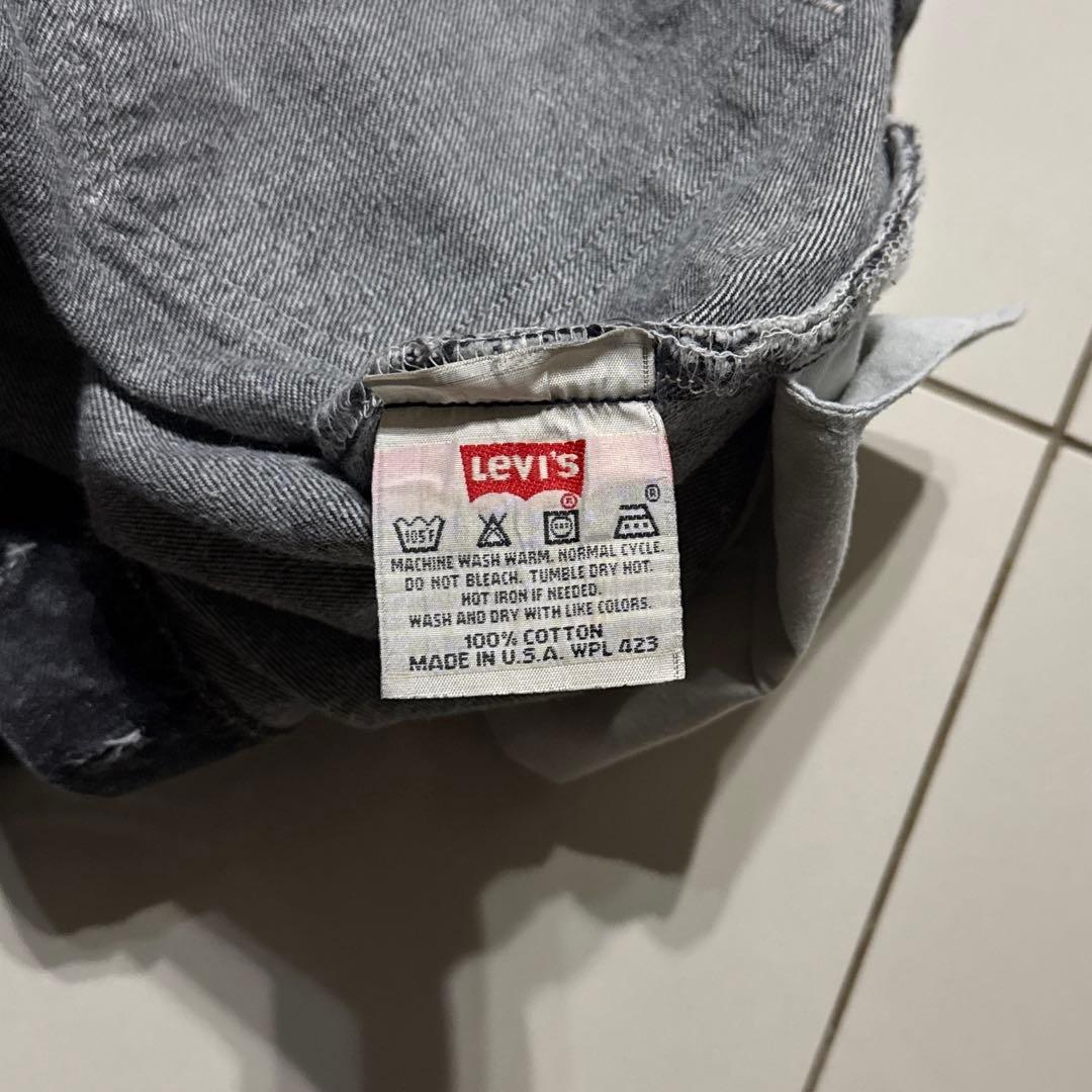 Levi's 501-0658 先染めブラック W34L30 USA製