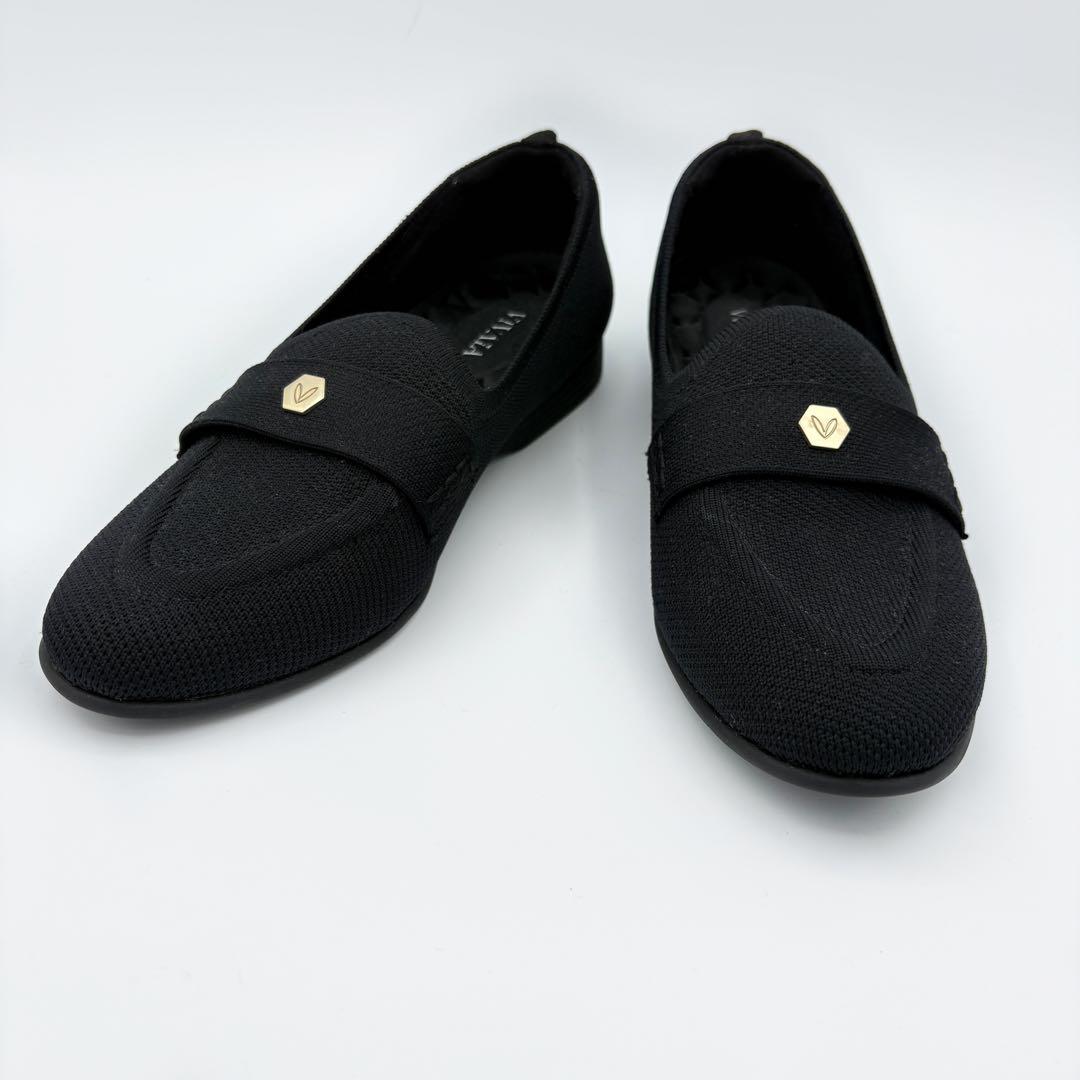 美品！ヴィバイア　アーモンドトゥ ペニーローファー　Eloise 24cm