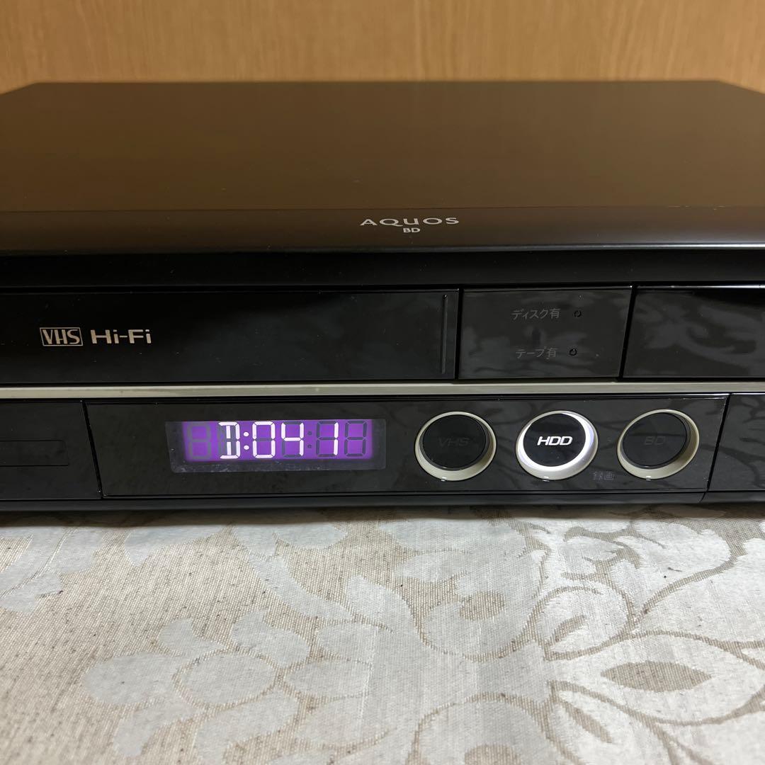 SHARP AQUOS BD-HDV22 VHS一体ブルーレイレコーダー
