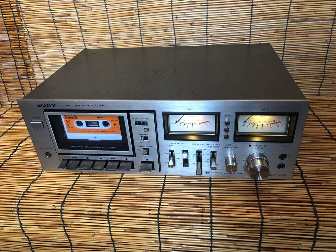 修理済 全機能動作SONY TC-K5 カセットデッキ
