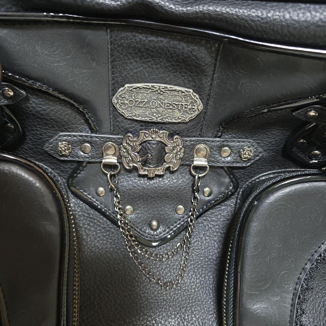 ozz on ゴシックボストンバッグ(ブラック)