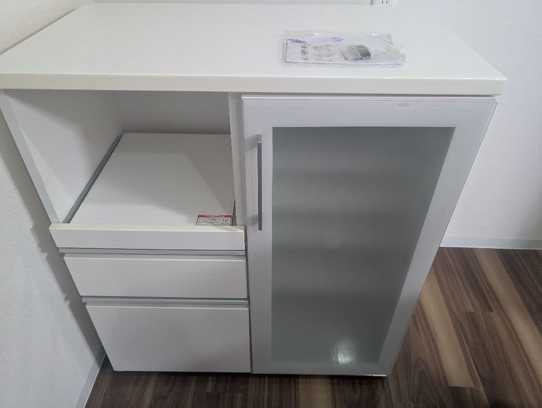 ニトリ　レンジボード(キュリー) 食器棚　カップボード