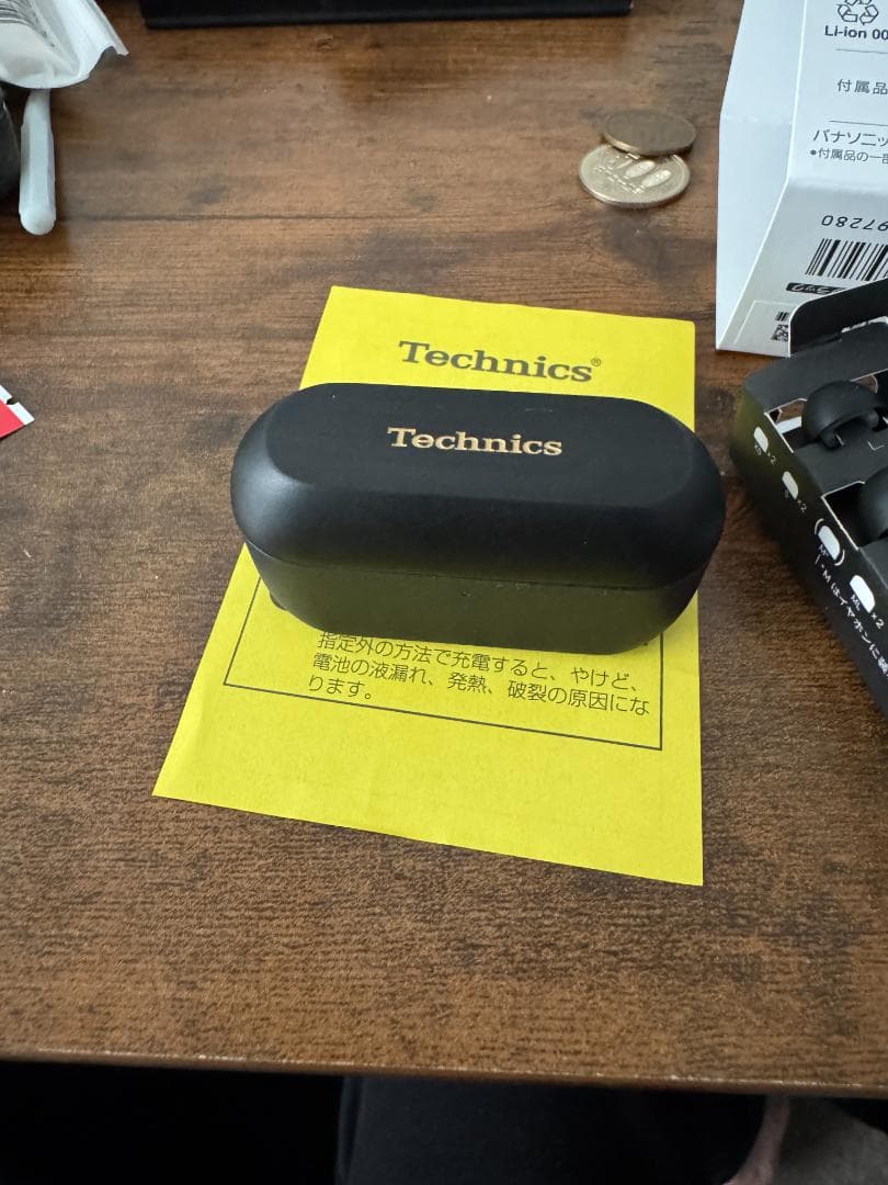 Technics EAH-AZ100 ワイヤレスイヤホン　ブラック　美品