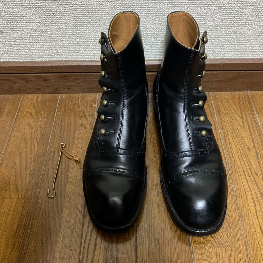 ショセ　chausse ボタンブーツ　C-7039 25.5cm
