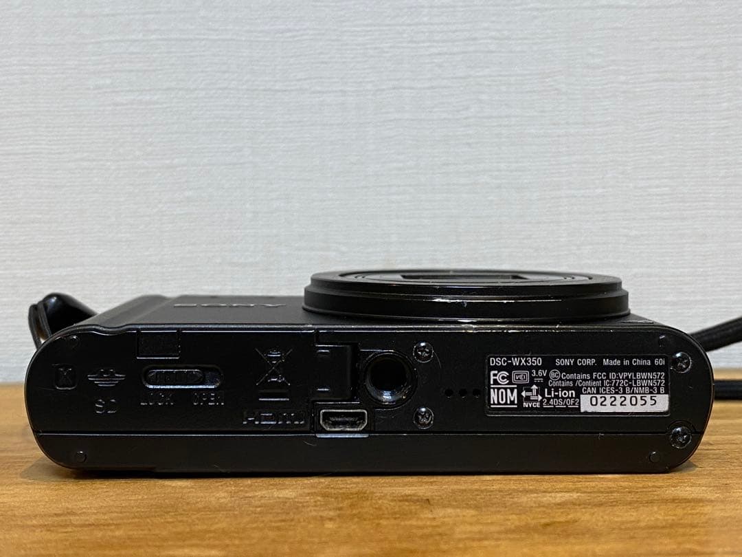 Sony Cyber-shot DSC-WX350 ブラック デジカメ