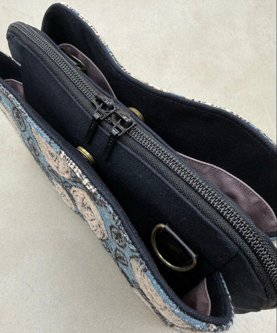 ミナペルホネン rosy ハンドメイドバッグ 1129Ⓑ