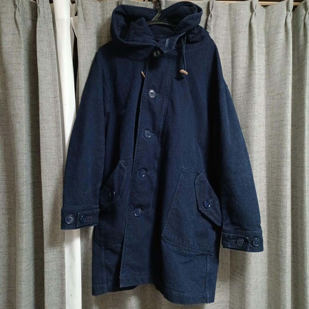 MOMOTARO JEANS ネイビー モッズコート M