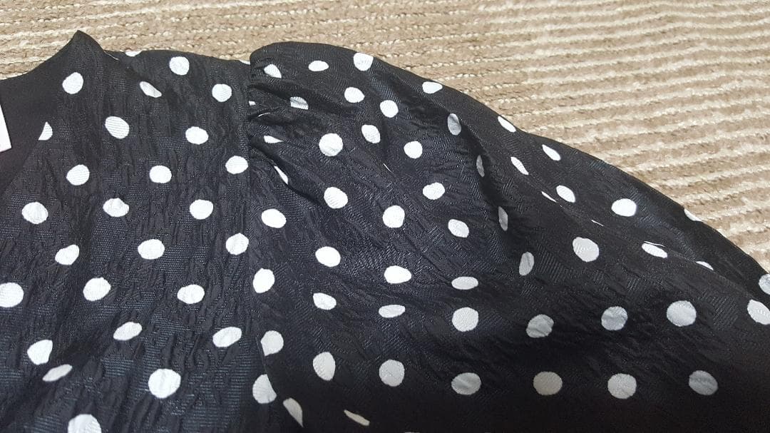 新品送料無料6号ケイトスペードニューヨークハーモニー ドットクロークドレス水玉