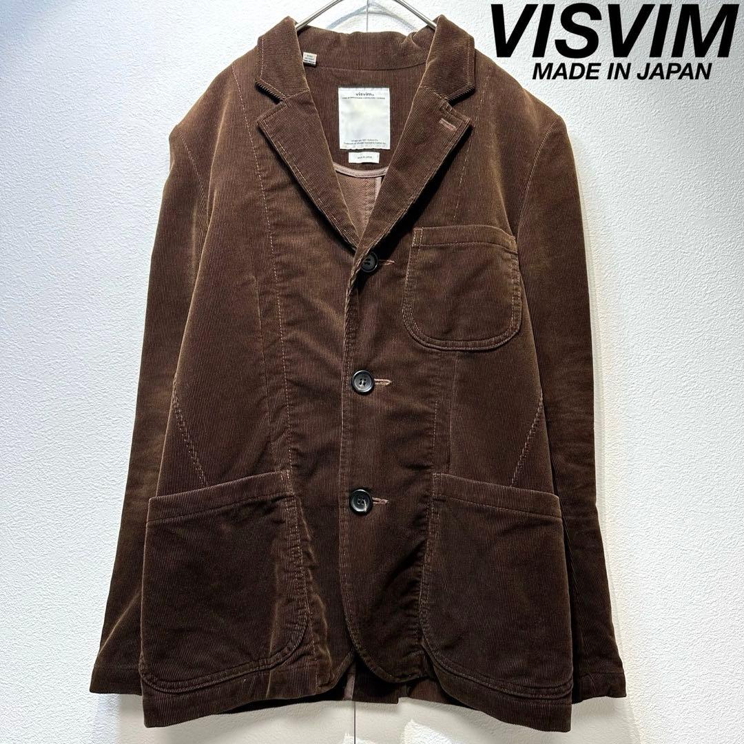 希少 VISVIM 上質 コーデュロイ デザイン テーラードジャケット S