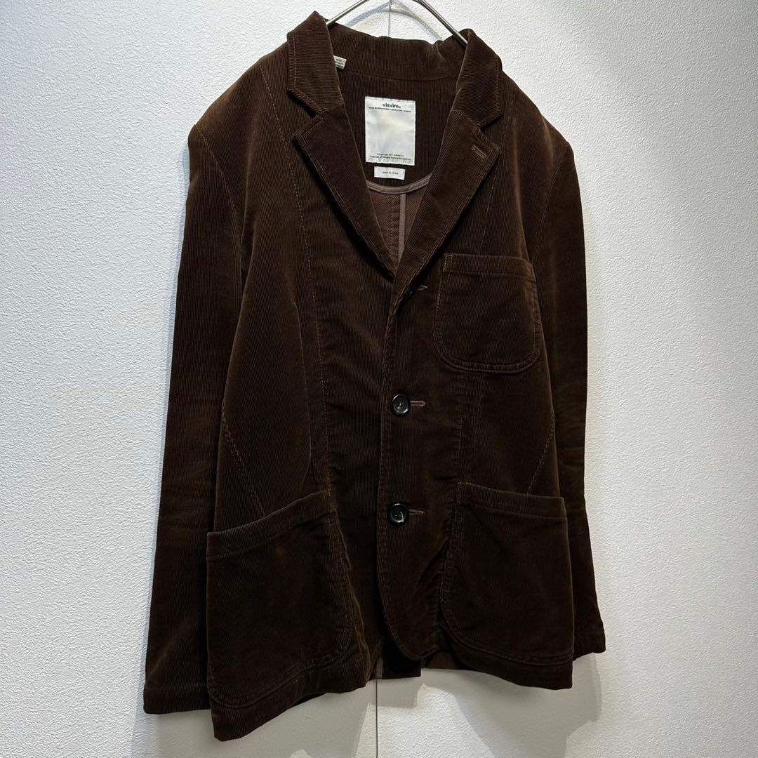 希少 VISVIM 上質 コーデュロイ デザイン テーラードジャケット S