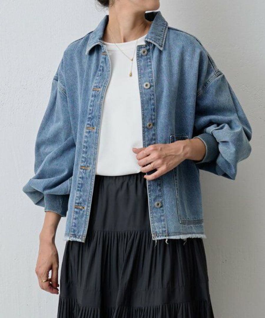 BEARDSLEY パフ袖デニムジャケット