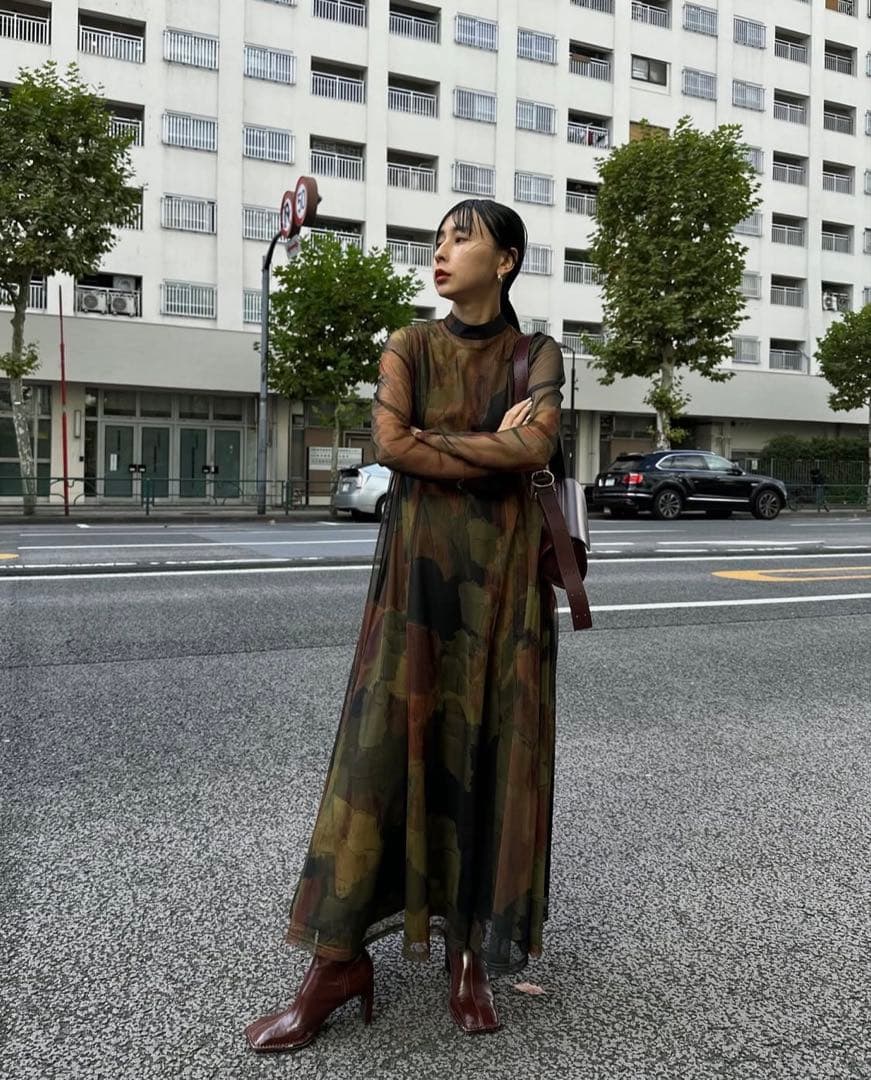 ワンピース amerivintage UND GYPSUM ART DRESS