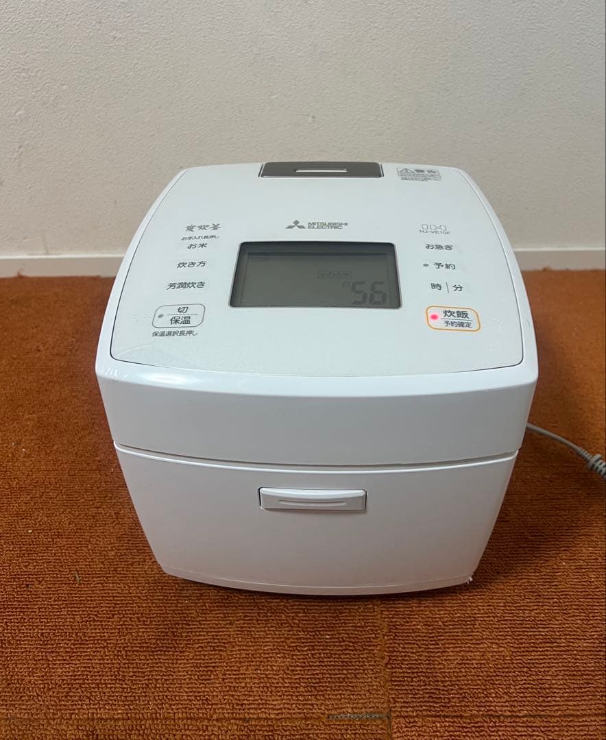 16　美品 三菱 2024年製 IHジャー炊飯器 NJ-VW10F-W