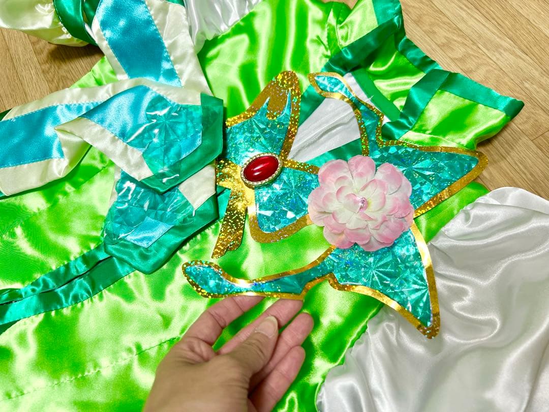 プリキュア コスプレ 衣装 ウィッグブーツカバー付き キュアミント フルセット