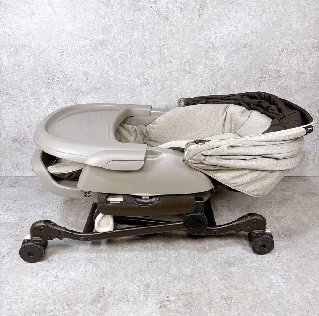 【美品】Combi ネムリラ bedi 手動 ハイローチェア おやすみドーム