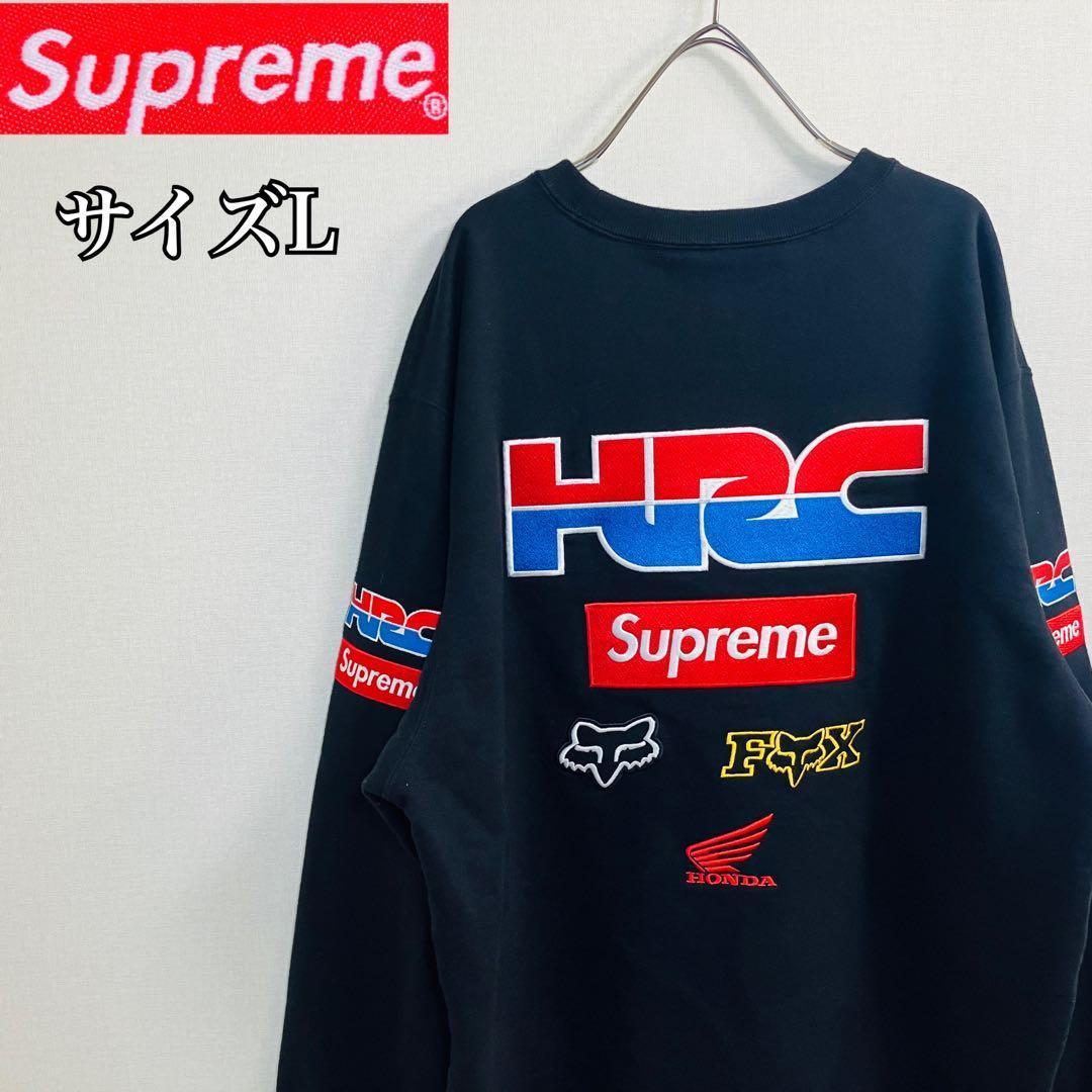 【大人気】シュプリーム スウェット サイズL Honda FOX Racing