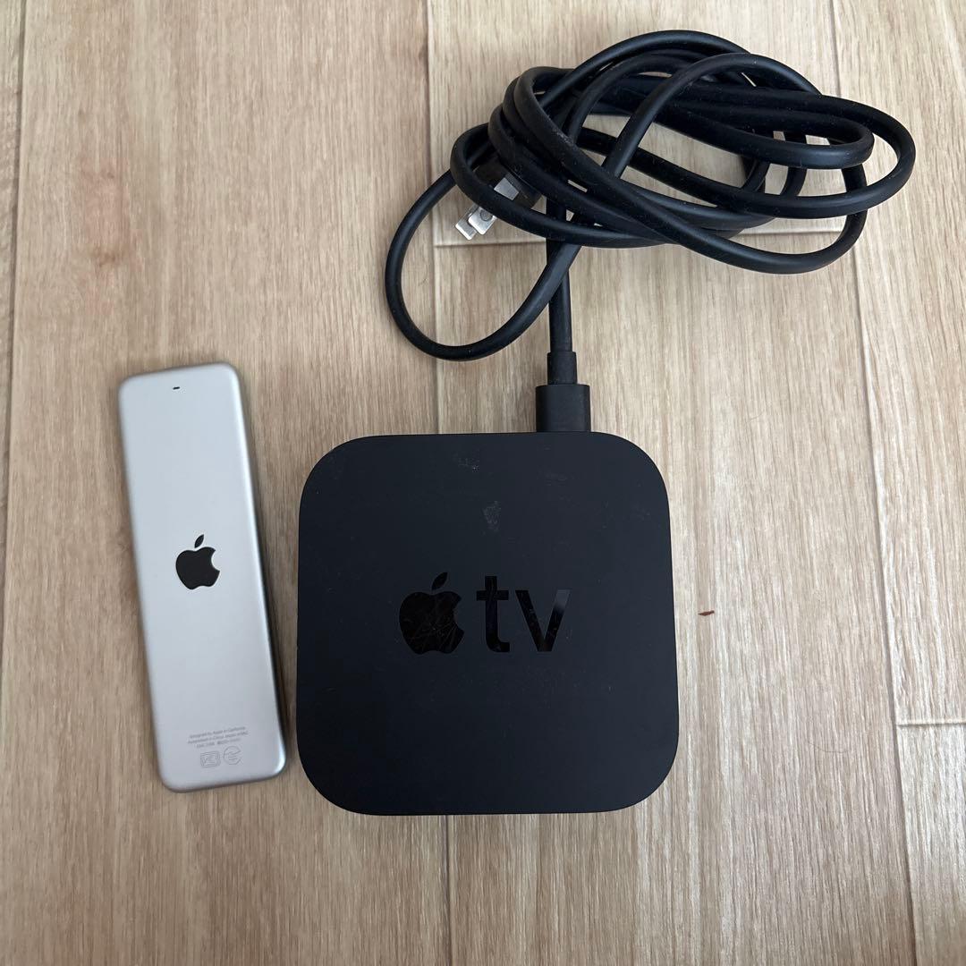 Apple TV ブラック 本体とリモコン付き