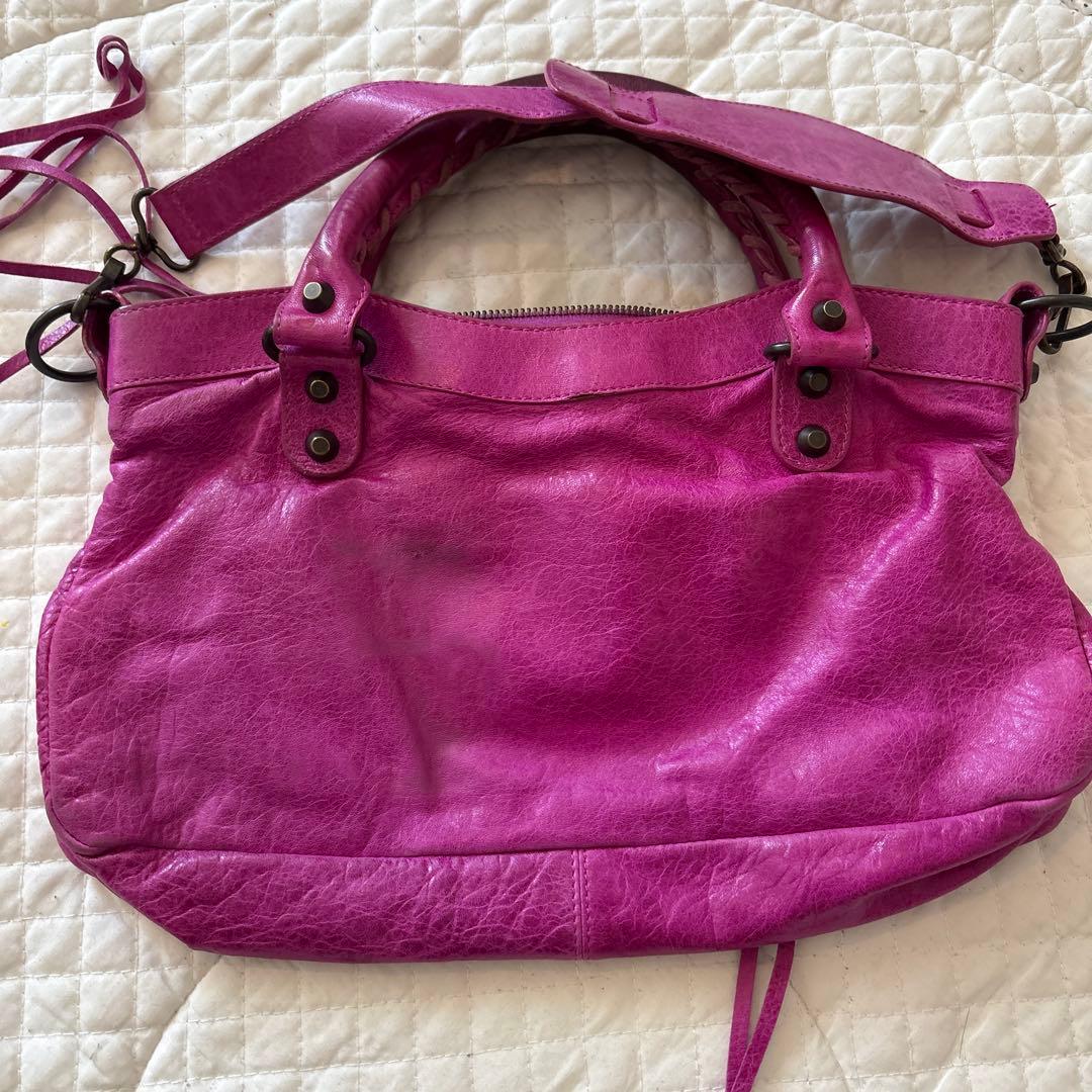 d*4様 バレンシアガ バック パープル