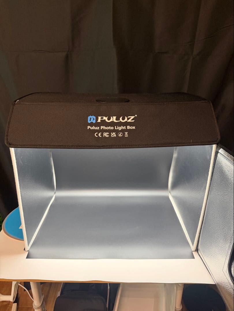 撮影セット一式（ライトボックス／回転台／ソフトボックス2灯／三脚）まとめ売り