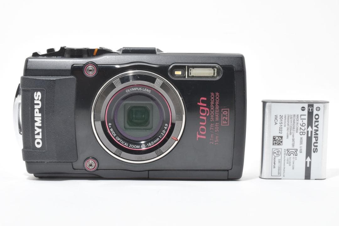 OLYMPUS STYLUS TG-4 防水 ブラック デジタルカメラ