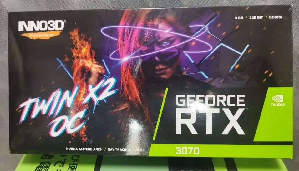 グラフィックボード・グラボ・ビデオカード INNO3D GeForce RTX 3070 TWIN X2 OC