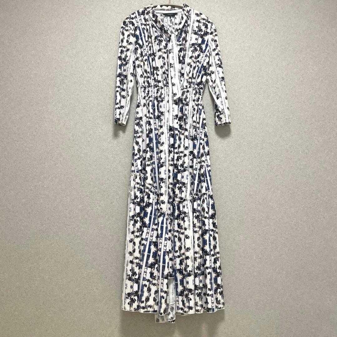 CORCOVADO コルコバード ロングワンピース ボウタイ アシンメトリー