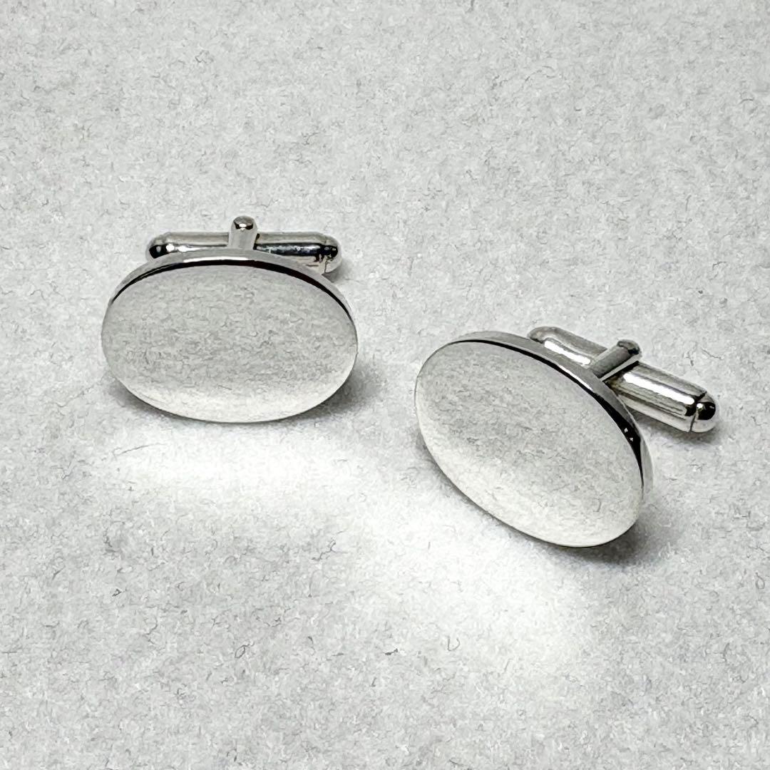 ティファニー★カフリンクス カフス オーバル シルバー925 プレゼント 成人式