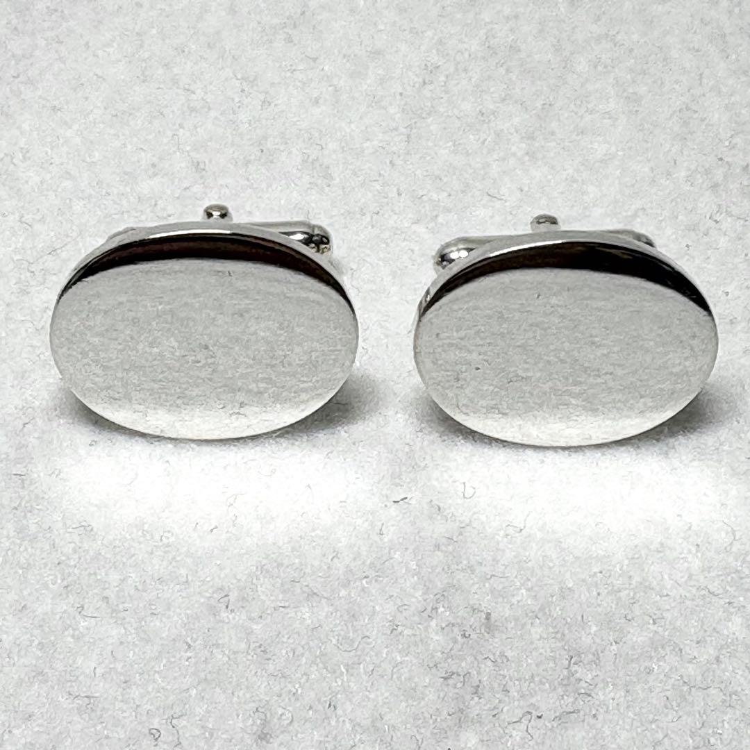 ティファニー★カフリンクス カフス オーバル シルバー925 プレゼント 成人式