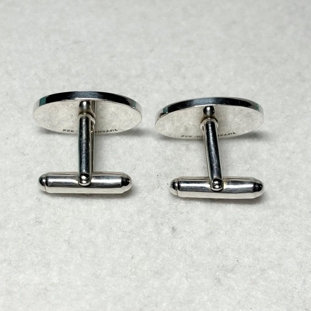 ティファニー★カフリンクス カフス オーバル シルバー925 プレゼント 成人式