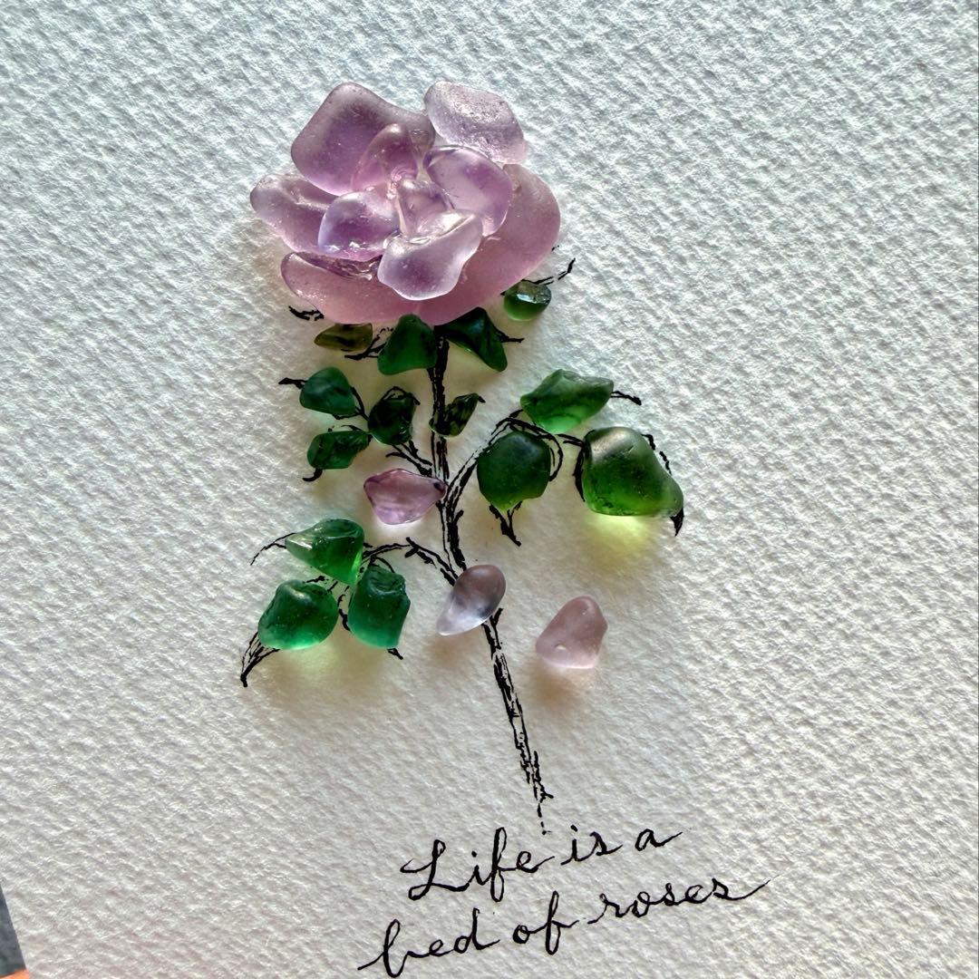 れい　オーダー受付　シーグラスアート