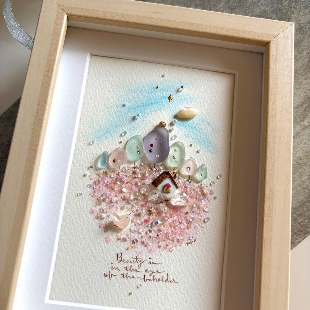 れい　オーダー受付　シーグラスアート