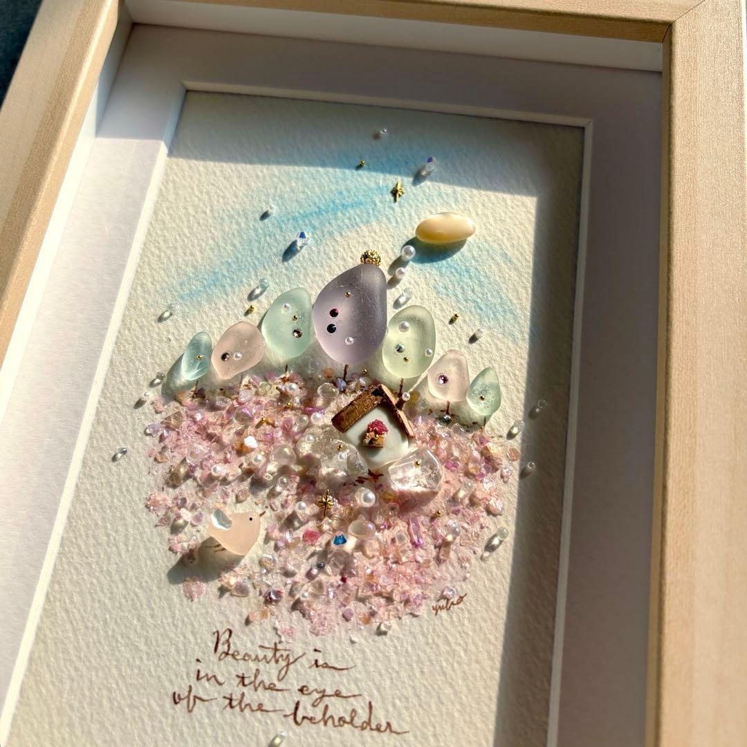 れい　オーダー受付　シーグラスアート