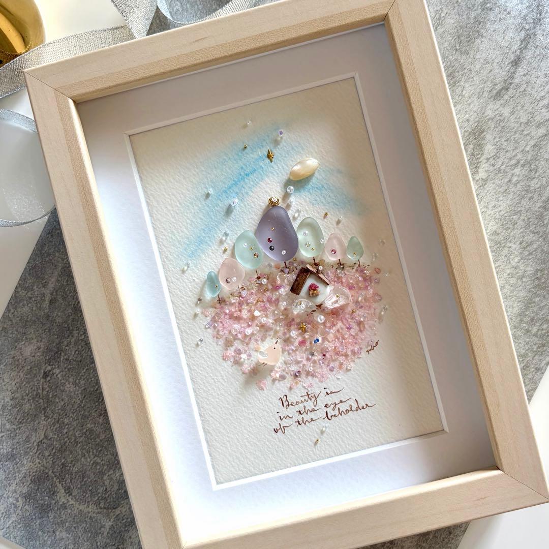 れい　オーダー受付　シーグラスアート