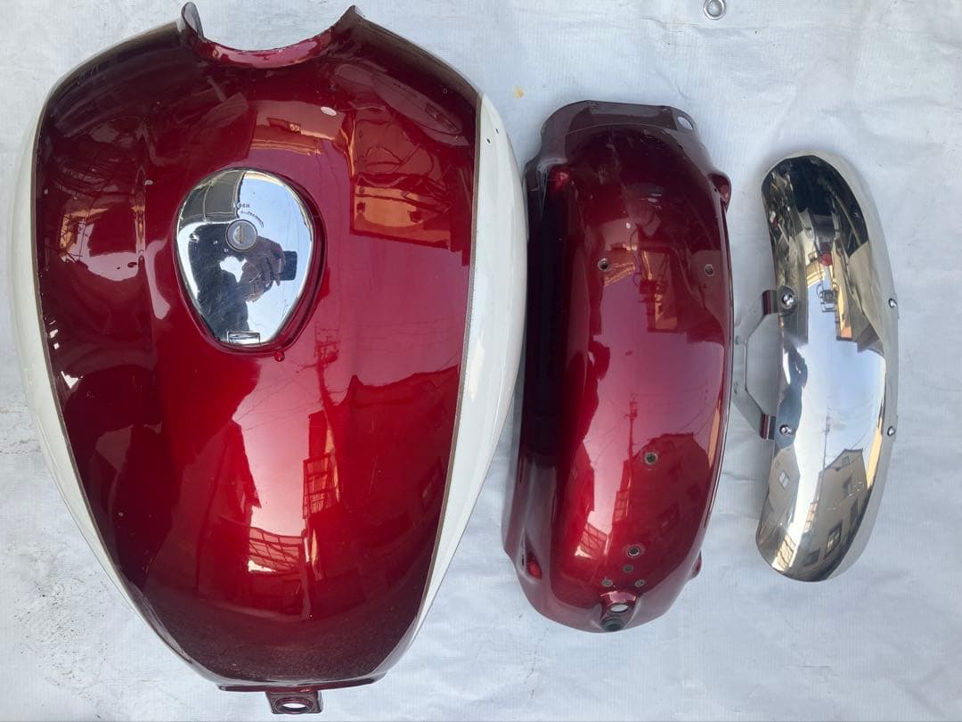 カワサキ　エストレヤ　タンク　フェンダー　セット　純正　オリジナル　エストレア