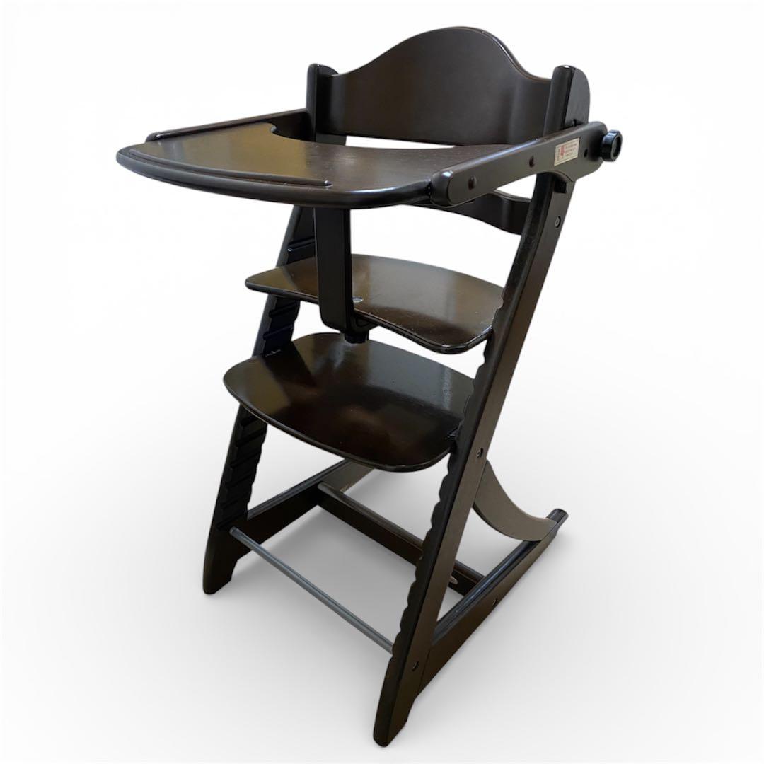 大和屋 すくすくスリムフィットチェアテーブル&ガード付 ベビーチェア