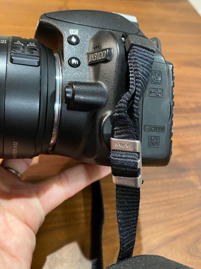 Nikon D3100 デジタル一眼　af-s 18-55 GⅡレンズ付　動作品